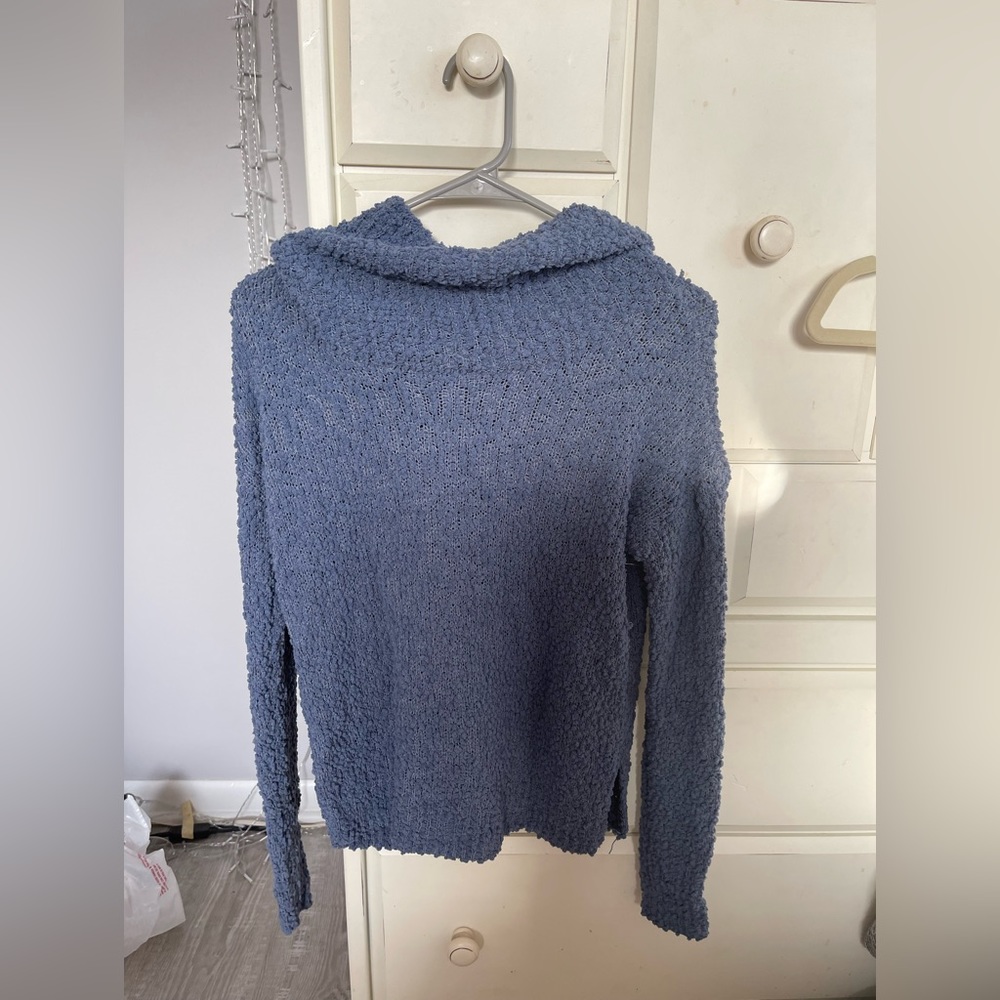 cute loose fitting turtleneck sweater